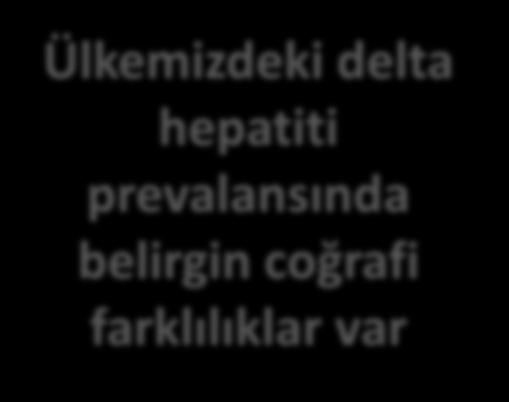 kesimlerinde daha sık Delta hepatiti ülkemizde azalıyor ancak