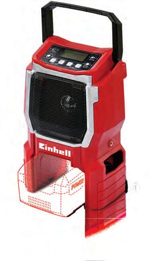 Einhell Akülü Radio AKÜLÜ RADIO TE-CR 18 Li solo AKÜSÜZ (SOLO) Akü Voltajı / kapasite 18 V / - Frekans AM 522-1620 khz