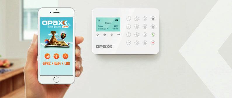 OPX-12A 4 Tuşlu Alarm Paneli Kumandası Kablosuz Uzaktan Kumanda, Alarm Sisteminin devreye alınmasını ve devreden çıkarılmasını sağlar, üzerinde ev içi kurulum ve SOS (Panik) butonuda bulunmaktadır