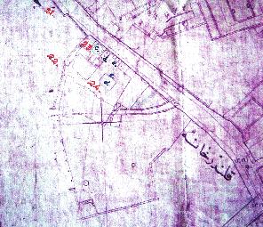 T A R H K Ü L T Ü R Ü V E S A N A T I Y L A Yap n n ortadan kalkan birimlerin yer ald 1900 lere ait harita [a] ve Kalenderhene caddesi üzerinde yer alan