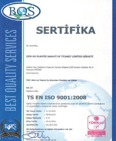 1997 yılında kurulan firmamız Gür-Su Plastik San. ve Tic. Ltd. Şti.