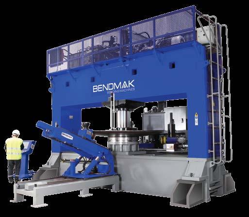 BMB-P DISHING PRESS BOMBE PRESİ Standart Features Standart Özellikler The machine frame built of high strength materials by electro welding and stress relieved prior to the machining in order to meet