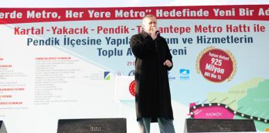 Cumhuriyet Tarihi nin en büyük metro yatırımı olan Kadıköy - Kartal Metrosu nu hizmete açtık.