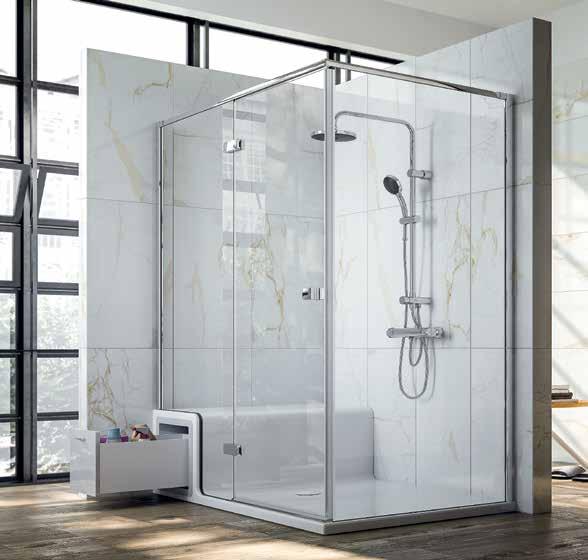 Yıkanma Alanları ve Duş Sistemleri Roomy Kompakt Duş Unitesi 56600012000 Ücretsiz Montaj 10.