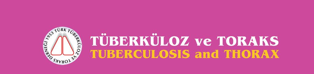 YAZIM KURALLARI 1. Tüberküloz ve Toraks Dergisi, Türk Tüberküloz ve Toraks Derneği nin süreli yayını olarak üç ayda bir olmak üzere Mart, Haziran, Eylül ve Aralık aylarında yayımlanmaktadır. 2.