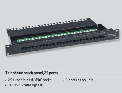 management,1u UP-PP30-STP-C5e-24P UP-PP15-25P