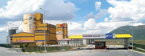 2018 72 Limak Şirketler Grubu Faaliyet Raporu Limak Bitlis Çimento Bitlis Limak 2008 Fabrikada iki tip çimento üretimi gerçekleştirilmektedir.
