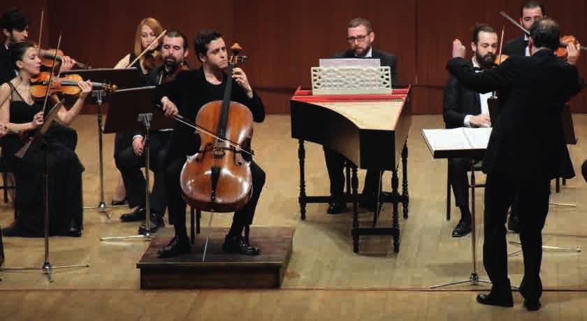 Orkestra Şefi Murat Sümer yönetimindeki orkestra, çellist Poyraz Baltacıgil in eşliğinde pek çok eserle, öğrencilere keyifli dakikalar yaşattı.