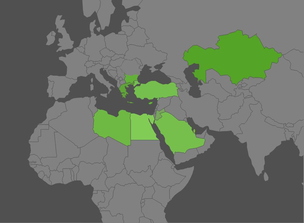 Bulgaristan Kıbrıs Yunanistan Libya Tamamlanmış Projeler