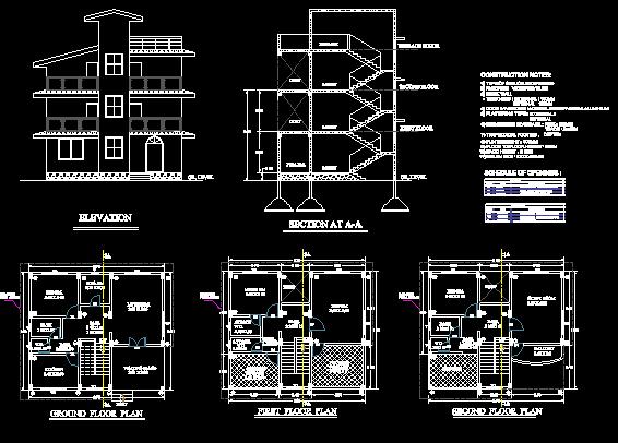 PROJE TEMSİL ORTAMLARI (CAD) Grafik model / Çizim (bina geometrisi) Soyutlama: Binayı 2B ortografik temsillerle anlatma
