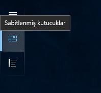 Tam Ekran Menüsü Tüm uygulamalarınızı görüntülemek için sol üst köşedeki Tüm uygulamalar simgesine tıklayın. Daha fazlasını görmek için aşağı doğru kaydırın.