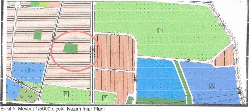 Mevcut Uygulama İmar Planında 1353, 1354, 1357 Adalar 0.20/0.