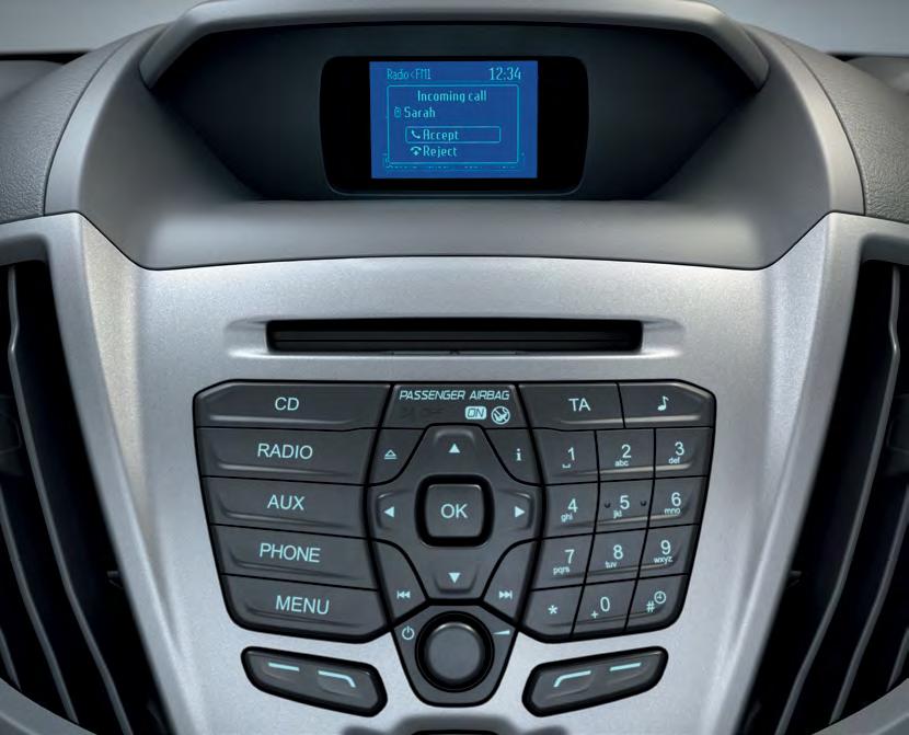 20 Ford SYNC ile Kesintisiz İletişim Ford SYNC Sistemi sayesinde müzik oynatabilir, ayrıca serbest konuşma tertibatı üzerinden telefon çağrısı yapabilir ve çağrı cevaplayabilirsiniz.