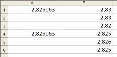 KARŞILAŞTIRMALI ÖRNEK-1 =YUVARLA(A1;2) =YUKARIYUVARLA(A1;2)