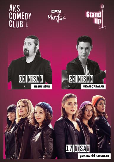 AKS COMEDY CLUB Bİ DOLU KONSER 03 Çarşamba 21.