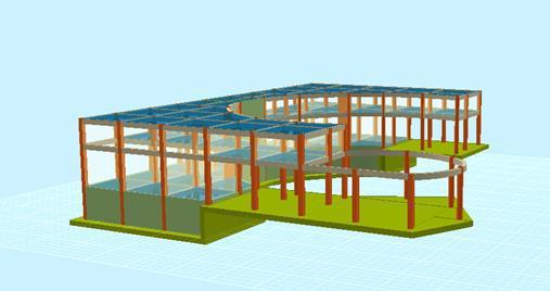 Yapısal Tasarım Yapının betonarme kısmı ana kütle ve start-up bölümü olmak üzere 2 ayrı kısımda analiz edilip çözülmüştür.statik analiz programı olarak Sta4CAD programı kullanılmıştır.