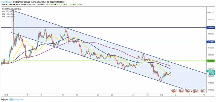 USD / TRY Cuma günü yurtiçinde büyümenin öncü göstergelerinden Ocak ayına ait imalat PMI verisi beklentiler dahilinde 44.2 olarak gerçekleşti.