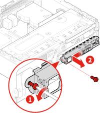 Şekil102. Sürücü bölmesinin kapatılması 5. Yeni ısı algılayıcı kablosunu sistem kartına bağlayın. 6. Değiştirme işlemini tamamlayın. Bkz. Parçaları değiştirme işleminin tamamlanması sayfa: 68.