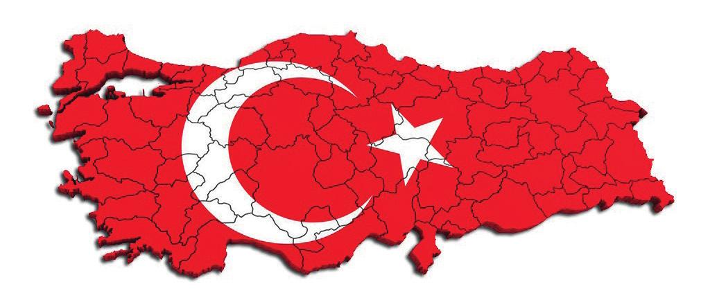Türkiye Hakkında Bilgiler TÜRKİYE Topraklarının yüzde 3 ü Avrupa da, yüzde 97 si Asya da yer alan Türkiye Cumhuriyeti iki kıtayı birbirine bağlayan bir Avrasya ülkesidir.