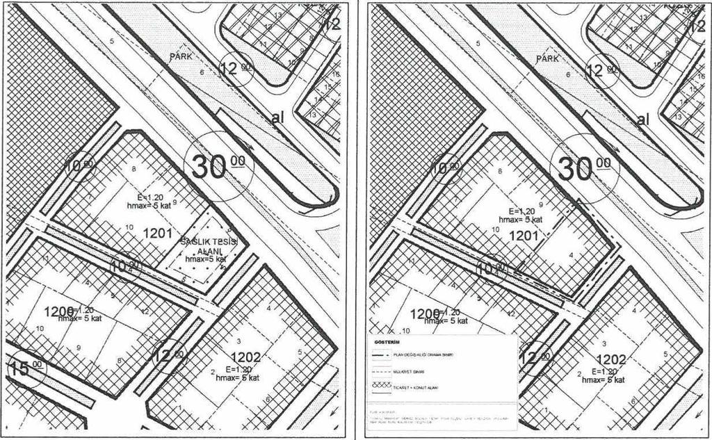 MANAVGAT BELEDİYESİ MAHALLE: ÖRNEK ADA/PARSEL NO: 1201 / 4 PAFTA NO: 026-B-25-A-4-C MEVCUT PLAN