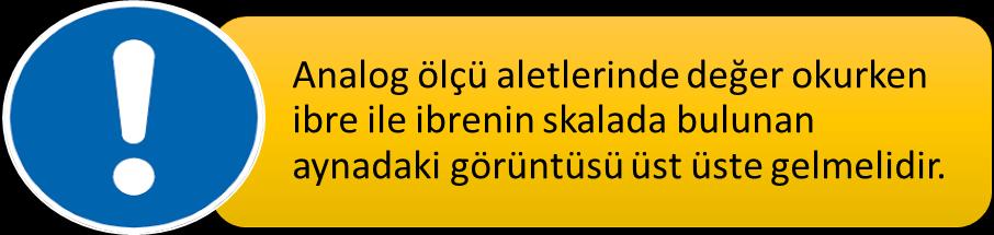 Multimetre ile ölçüm yapılırken aşağıda belirtilen noktalara dikkat etmek gerekir: Ölçülecek büyüklüğün cinsine göre AC veya DC seçimi yapılmalıdır.