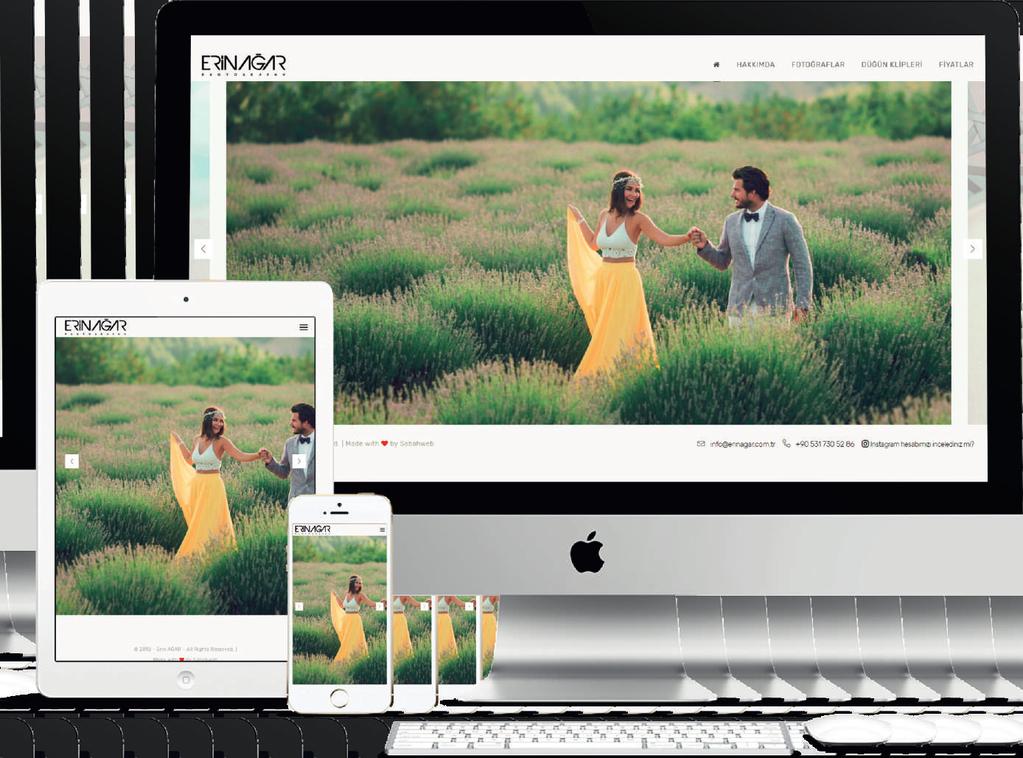 Erin Agar Photography Web Tasarım & Geliştirme