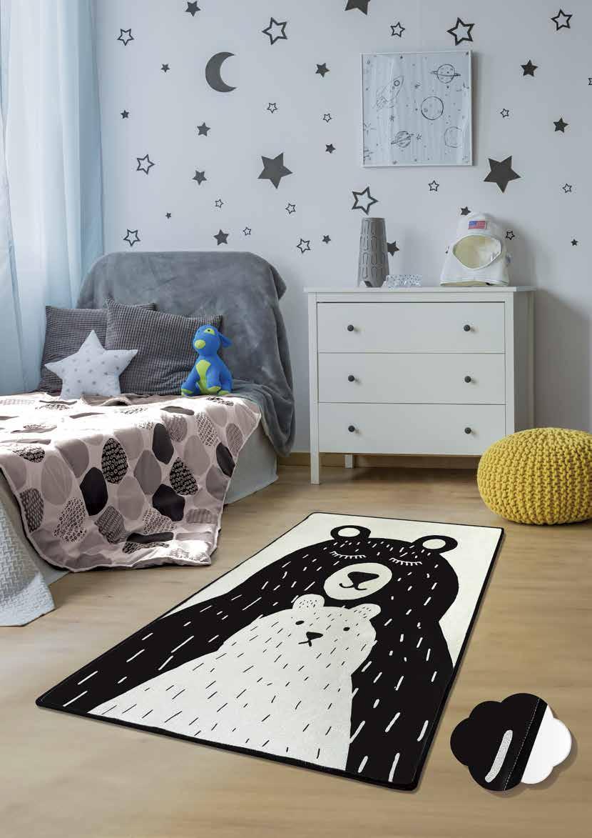 BEARS Rug 100x160 Dimenssions cm 100x150cm