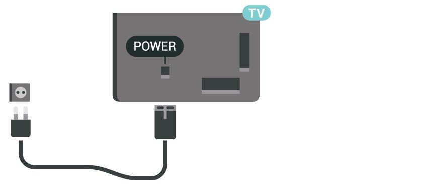 TV bekleme modundayken çok az güç tüketmesine rağmen, uzun süre kullanmayacaksanız enerji tasarrufu için güç