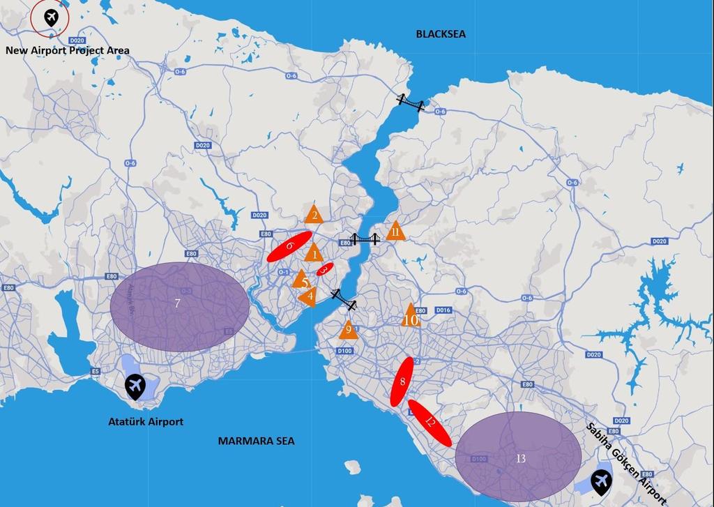 3 Ofis Bölgeleri 5 1 Levent 2 Maslak 3 E.tepe-Z.kuyu-Etiler 4 Beşiktaş-Taksim 5 M.