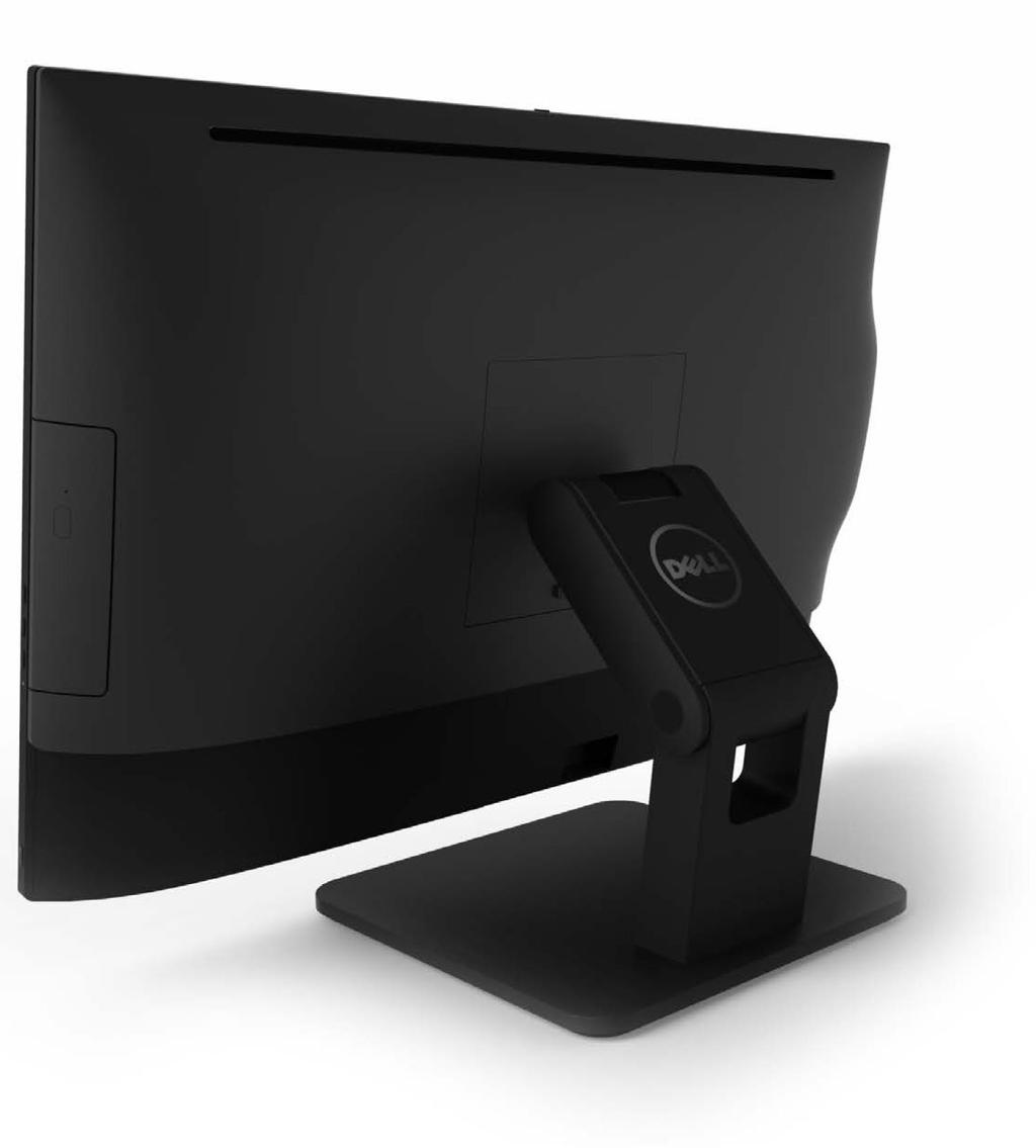 Rakam 3. Eklemli stand Stand kurulumu 1 Bilgisayarı temiz ve düz bir yüzeye yerleştirip standı hizalayın ve bilgisayarın arkasına kaydırarak takın. 2 Yerine oturana kadar dayanağa bastırın.