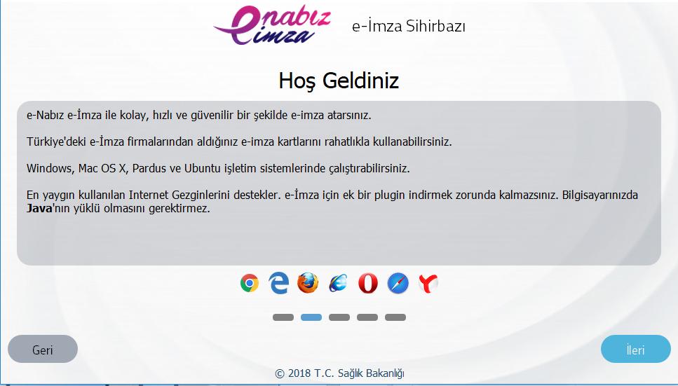 2016 1 17/20 Şekil 16 e-imza Test