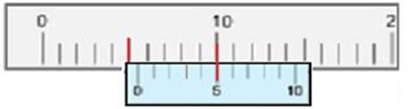 okunan değer; = 21 mm + 3*0,1mm = 21 mm +