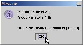 1 // Fig. 9.5: PointTest.java 2 // Testing class Point. 3 import javax.swing.