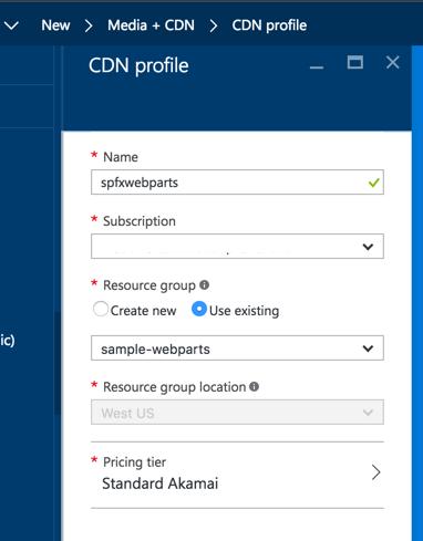 CDN Profile ve Endpoint Yeni bir CDN profile oluşturup sonrasında BLOB container ile ilişkilendiriniz.