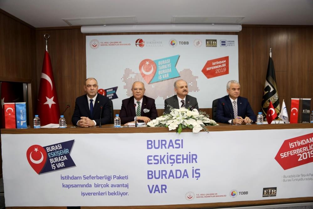 Valilikle Yapılan Ortak Tanıtım Toplantısı İstihdam Seferberliği 2019 tanıtımı ve istihdam teşvikleri ile ilgili