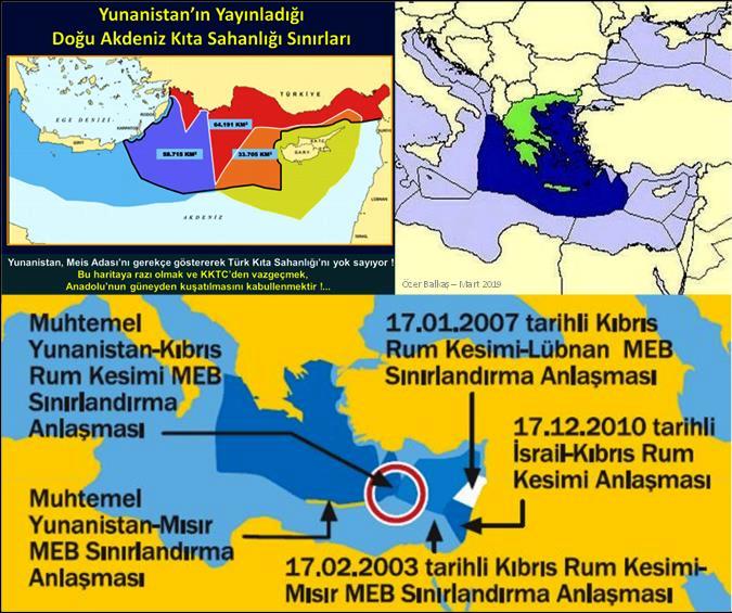 Yunanistan'ın yayınladığı ve AB destekli Doğu Akdeniz Kıta Sahanlığı Sınırları Güney Kıbrıs Rum Yönetimi Başkanı Demetris Christofias, haber bültenleri için yaptığı açıklamada; *Türkiye nin