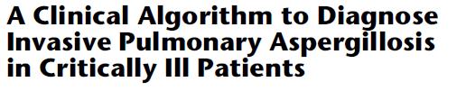 524 YBÜ hastası, ETA da Aspergillus üremesi var İnfeksiyonu kolonizasyondan ayırmak için bir algoritm gelişzrilmiş Algoritmanın NPV si