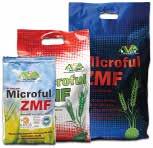 ............ % 6 AÇIKLAMA Microful ZMF, sebze, meyve ve açık tarla üretiminde, şekil bozuklukları, sararmalar, yaprak ve sürgünlerde kurumalar ve cılızlaşma olarak görülen izelement noksanlıklarını
