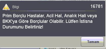 Bu doküman; eczane hizmetlerinin ücretinin hastadan alınabilmesi için HBYS üzerinde yapılmış olan değişikliği son kullanıcıya açıklamak amacıyla oluşturulmuştur.