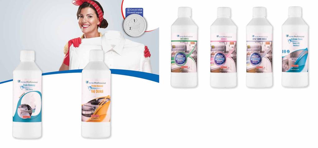 EV&YAŞAM Ev ve Yaşam 40 40 40 40 HOME PROFESSIONAL ile Temizlenmesi kolay 45 45 Home Professional Stain Remover Home Professional Leke Çıkarıcı Beyaz Beyaz ve açık renkli yüzeylerde