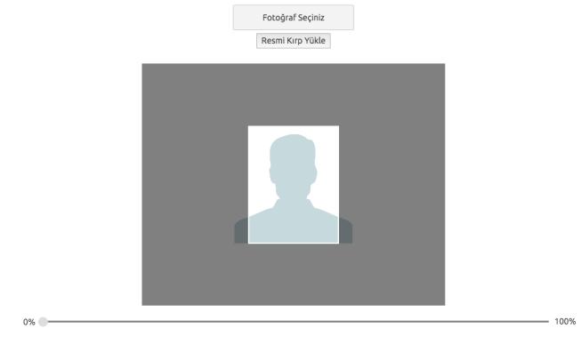 Açılan paneldeki Fotoğraf Seçiniz butonuna basarak bilgisayarınızdan yüzünüzün tam görüneceği vesikalık fotoğrafınızı seçiniz.