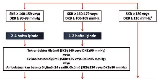 3 STANDART KAN BASINCI ÖLÇÜMÜ Hekim tarafından, oskültatuvar, otomatik veya elektronik (dijital göstergeli) uygun manşonlu tansiyon ölçüm aletleri kullanılarak koldan ölçüm yapılmalıdır.