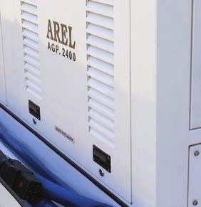 AGP2400 90 kva AC + DC çıkış 2,000A DC start 28,5V DC 1,200A sürekli AC Yardımcı alternatör Dizel motorlu NATO Stok No: