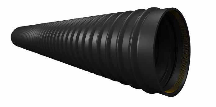 CORRUGATED PIPES SPİRAL KORİGE BORULARIN GENEL ÖZELLİKLERİ Kuzeyboru Spiral Sarımlı HDPE Koruge borularımız 200mm den 2600 mm anma çapına kadar Halka Rijitliği değerleri ile üretilmektedir.