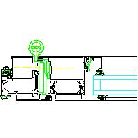 Insert units, Doors Inward opening door Drawing dxf