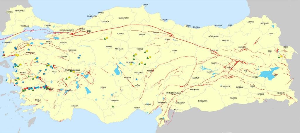 Türkiye de Jeotermal Enerji 2015 / 45 MW ALAŞEHİR 1 2018 / 165 MW