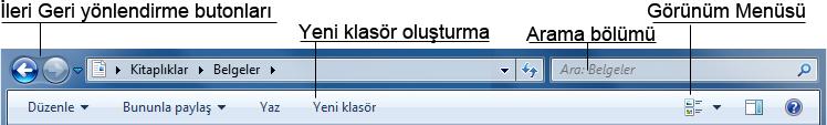 İpucu 2: Açılır menülerde komut isimleri (üç nokta) ile bitiyorsa bu komut ile belirtilen işlemi yerine getirmek bir iletişim kutusunun açılacağını göstermektedir.