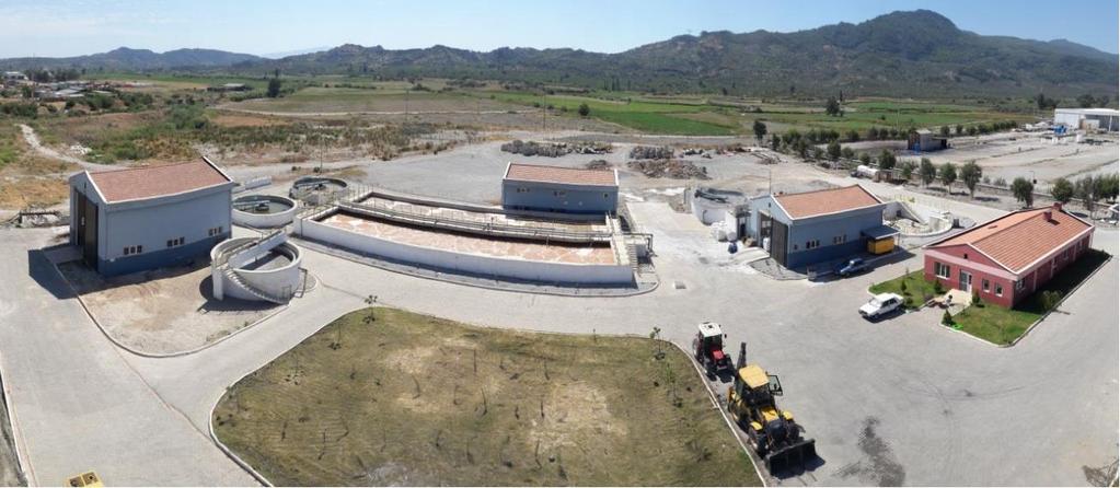 Atıksu Arıtma Tesisi Bina Yerleşim Planı (2012-2014) Çıkış Kanalı Biyolojik Çöktürme Havalandırma Havuzu Blower Binası Kimyasal