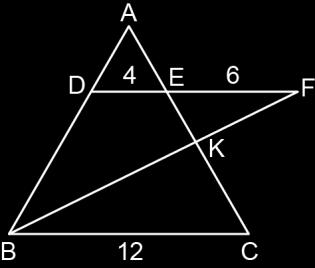 E ve E üçgenlerinde E //, 5 cm,, 10 cm ve E