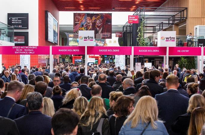 38. WTM LONDON WORLD TRAVEL MARKET TURİZM FUARI Ziyaretçi ve katılımcı sayısının yanı sıra oluşturduğu iş hacmi ile dünyanın en önemli turizm fuarları arasında